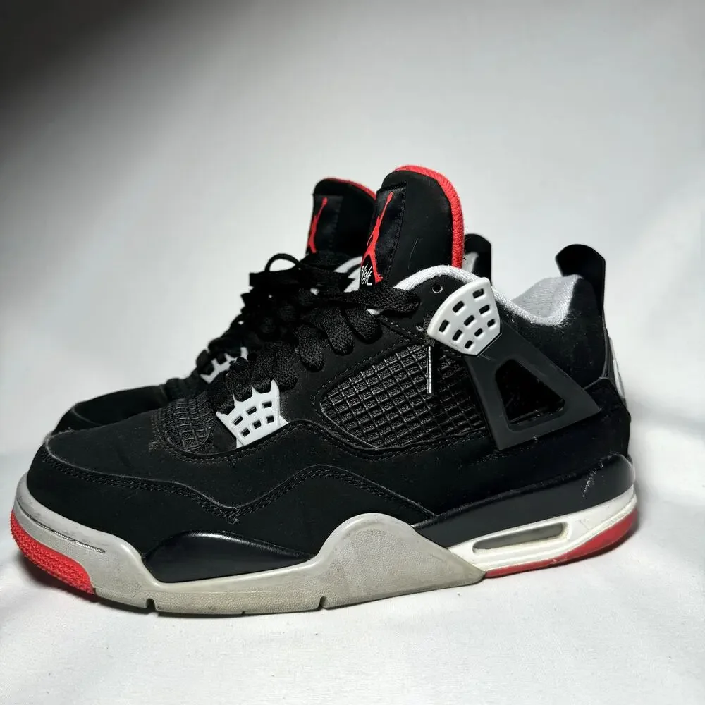 Size 8.5 - Nike Air Jordan 4 Retro OG Bred 2019 Men's Shoes